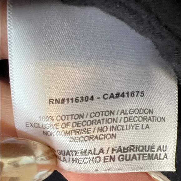 Converse Black Tee with Colorful Flag Graphic - Picture 5 of 5